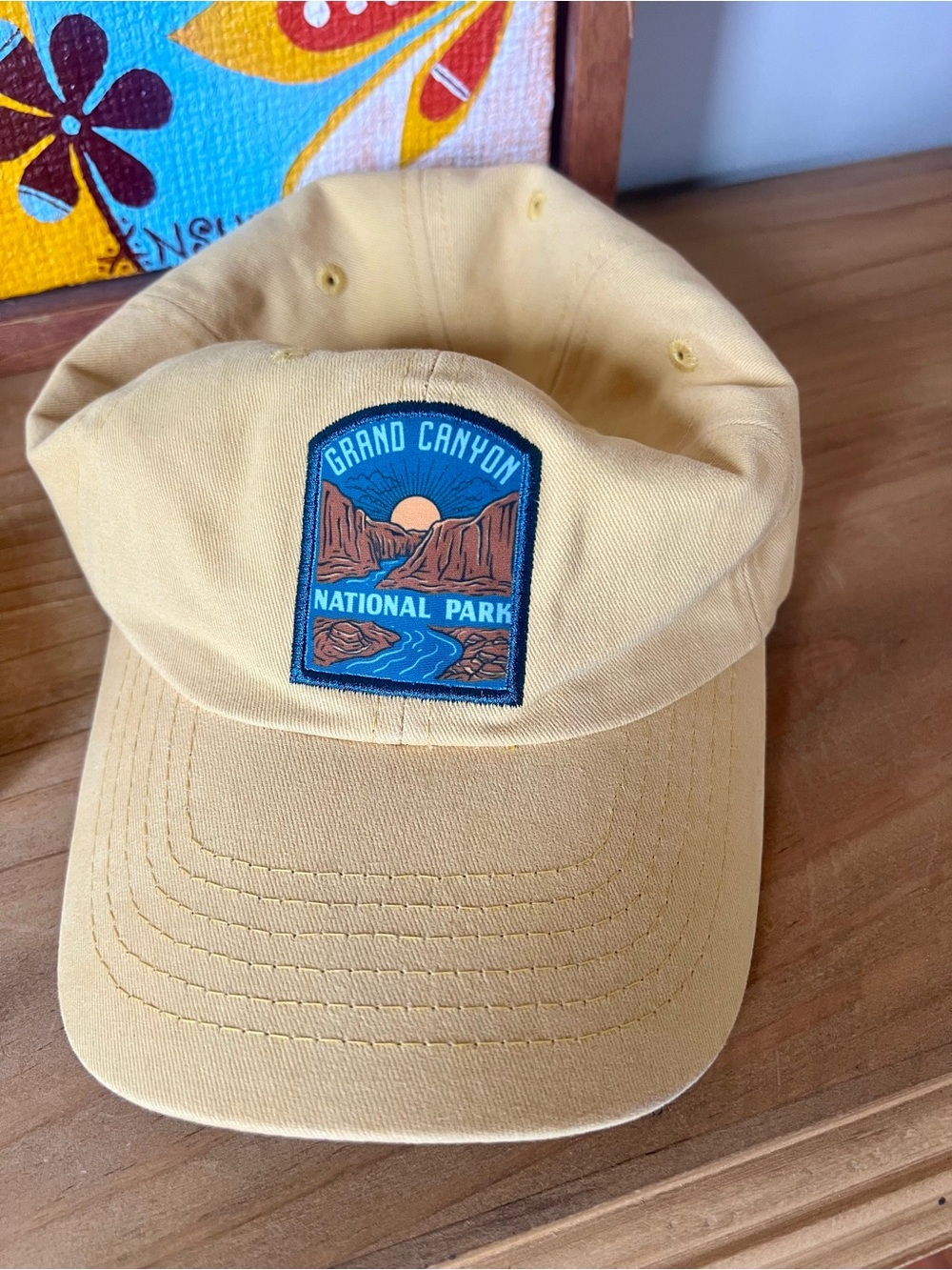 Yellowstone & Grand Canyon Yellow Beanie and Cap Set